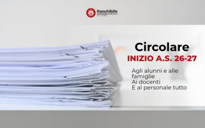 Circolare inizio A. S. 26-27